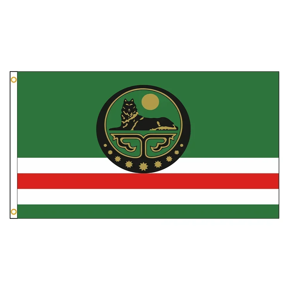 90x150cm Chechen Republic Flag Polyester Printed Banner For Decor Flag Decor,flag Decoration Banner