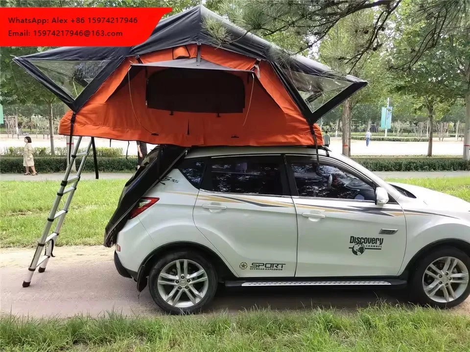 Factory Price Light Weight Rooftop Tent Aluminum Camping Car Roof Tent Hard Shell Roof Top Tent For Car