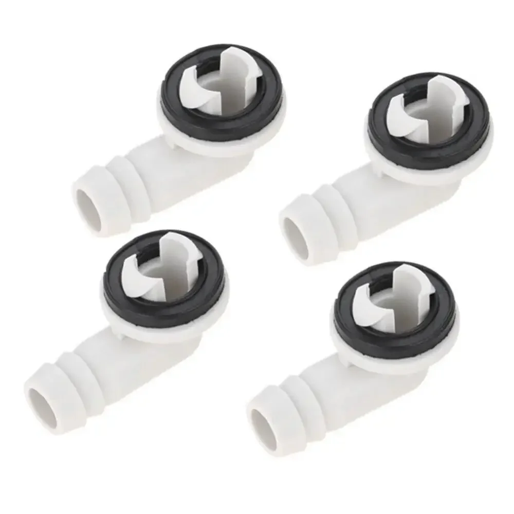 1Pcs Pipe Fittings Air Conditioner Drain Connector Air Conditioning Drain Plastic AC Drain Hose Dia 15mm with Rubber Ring