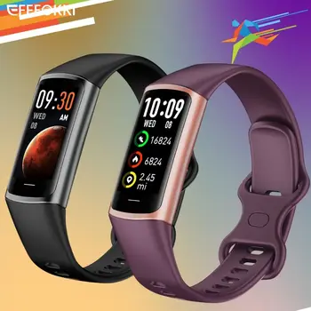 Pulseira de fitness para natação à prova dwaterproof água banda temperatura corporal smartwatch mulher 2024 pedômetro rastreador fitness relógio inteligente senhora