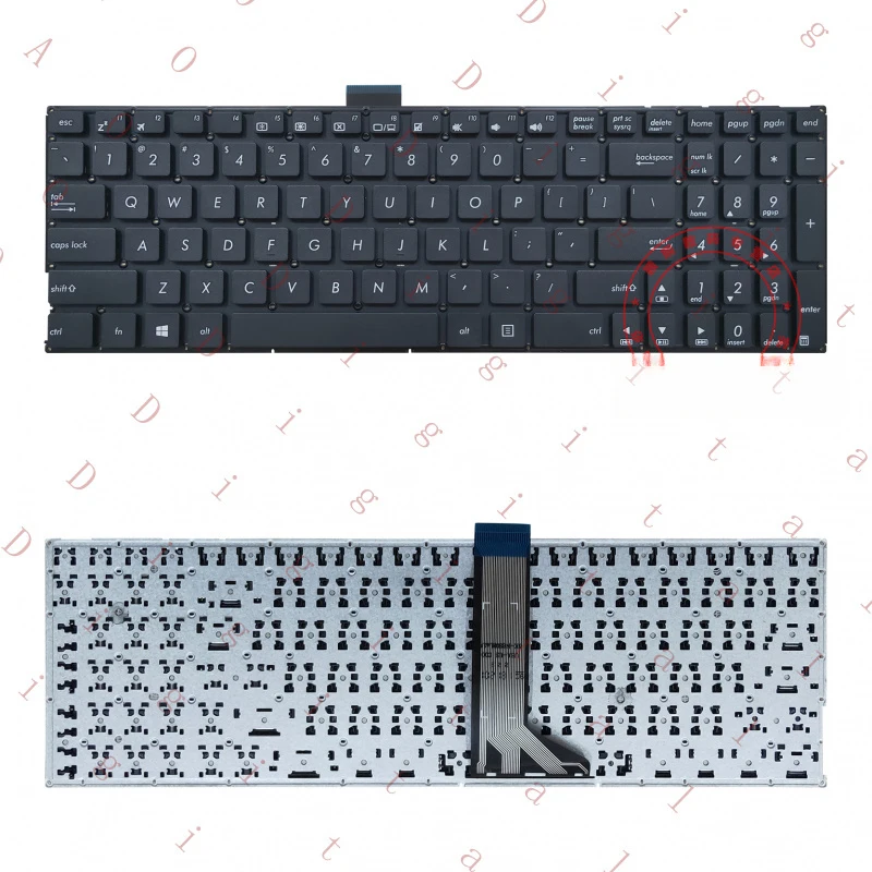 A is suitable for ASUS X555 W509L F555 W519L A555L X555L R556L FL5800L keyboards