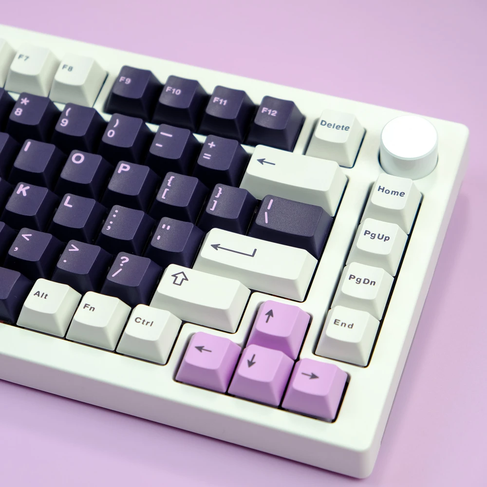 Imagem -05 - Teclas Ametista Keycaps para Teclado Mecânico af Ícone Abs Tiro Duplo Cereja Altura Roxo Gk61 Anne Pro Jogo pc 253