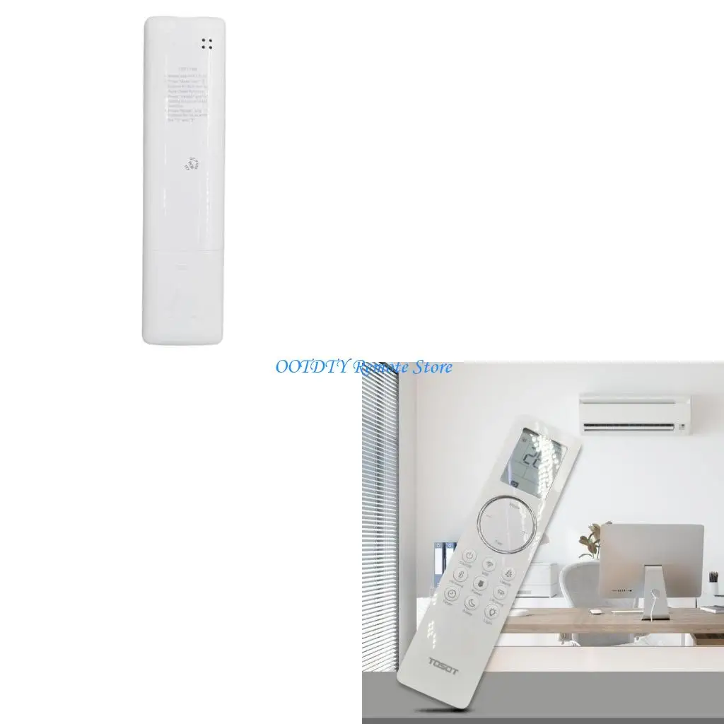 YBE1FB10 Easy To Use Replacement Remote Control For TOSOT Air Conditioners With Long Ranges And ABS Material