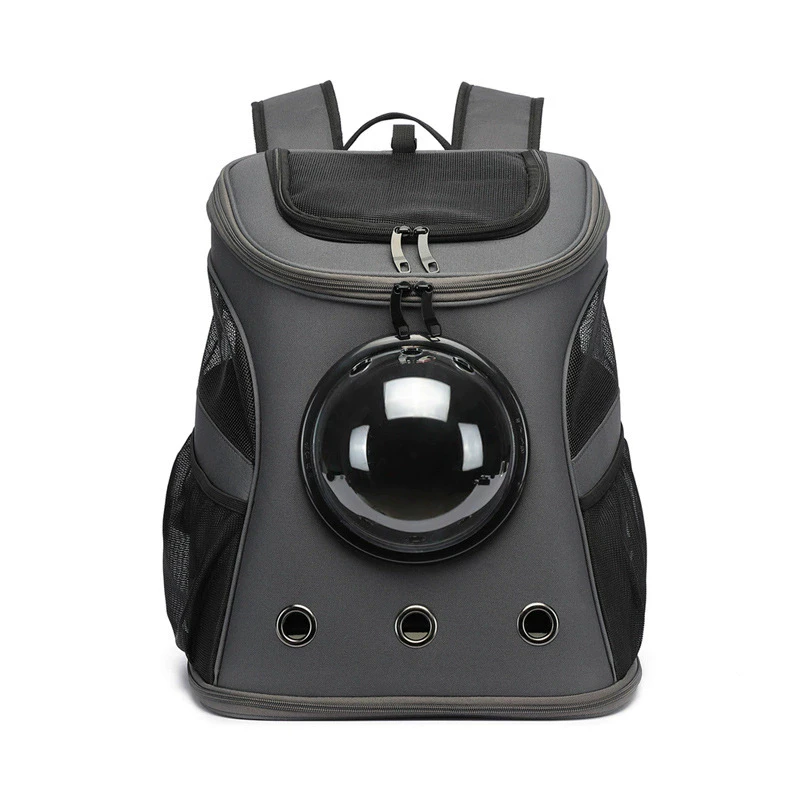 Large Pet Travel Backpack for Maine Coon Cat Space Capsule Style Portable Carrier for Corgi Shiba Inu