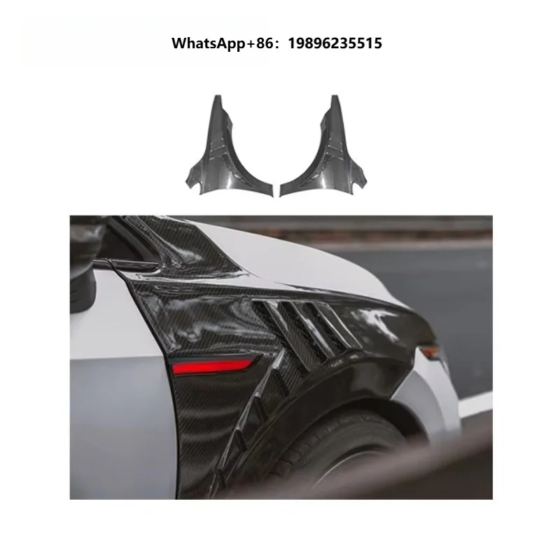 Light Weight Dry Carbon Fiber Car Wheel Fenders for  8 2021-UP