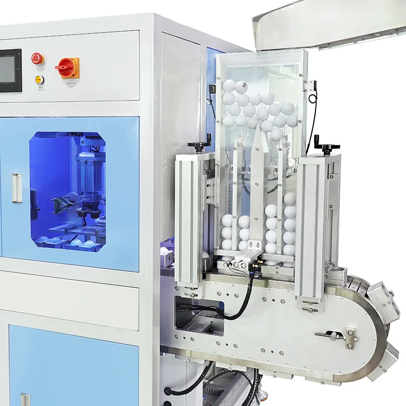 Automatic loading and unloading golf ball servo pad printing machine
