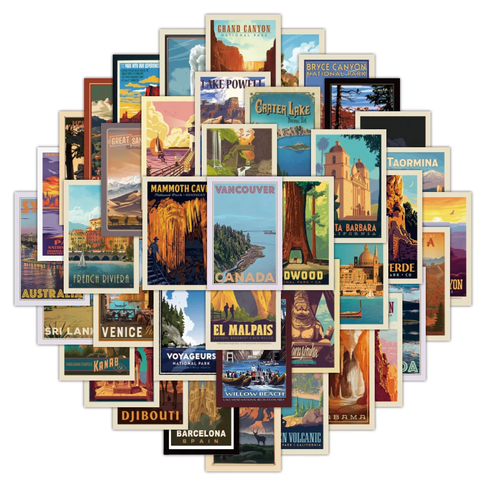 50/100 шт., водонепроницаемые наклейки из ПВХ для мальчиков и девочек