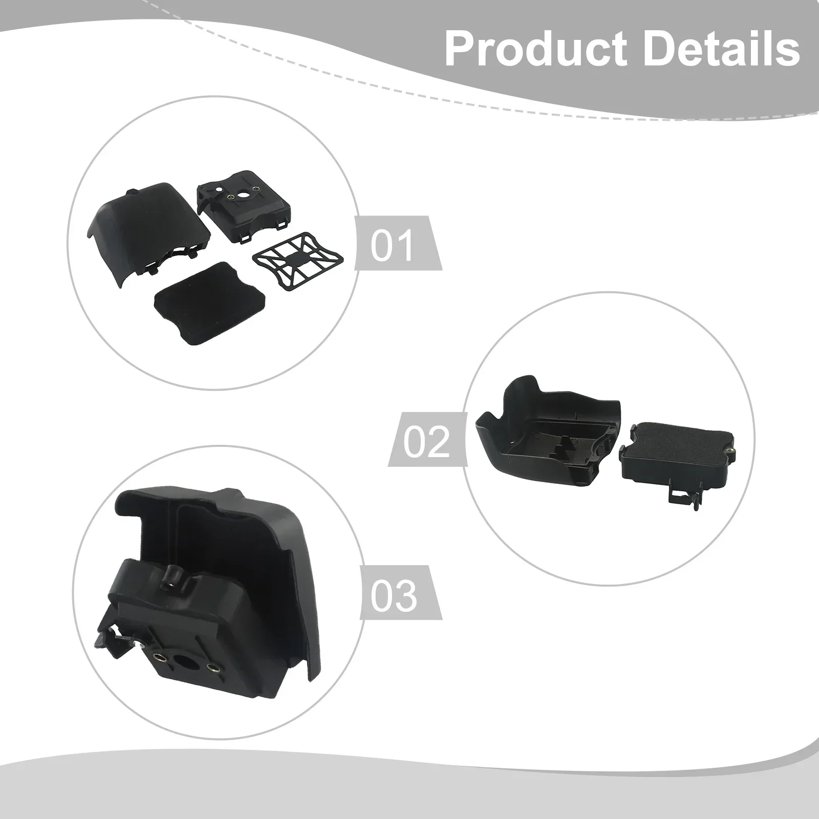 OEM Style Air Filter Kit for BC430 Brush Cutter 43CC 49CC 52CC Engine and 40F 5 44F 5 Lawn Trimmer Replacement Part