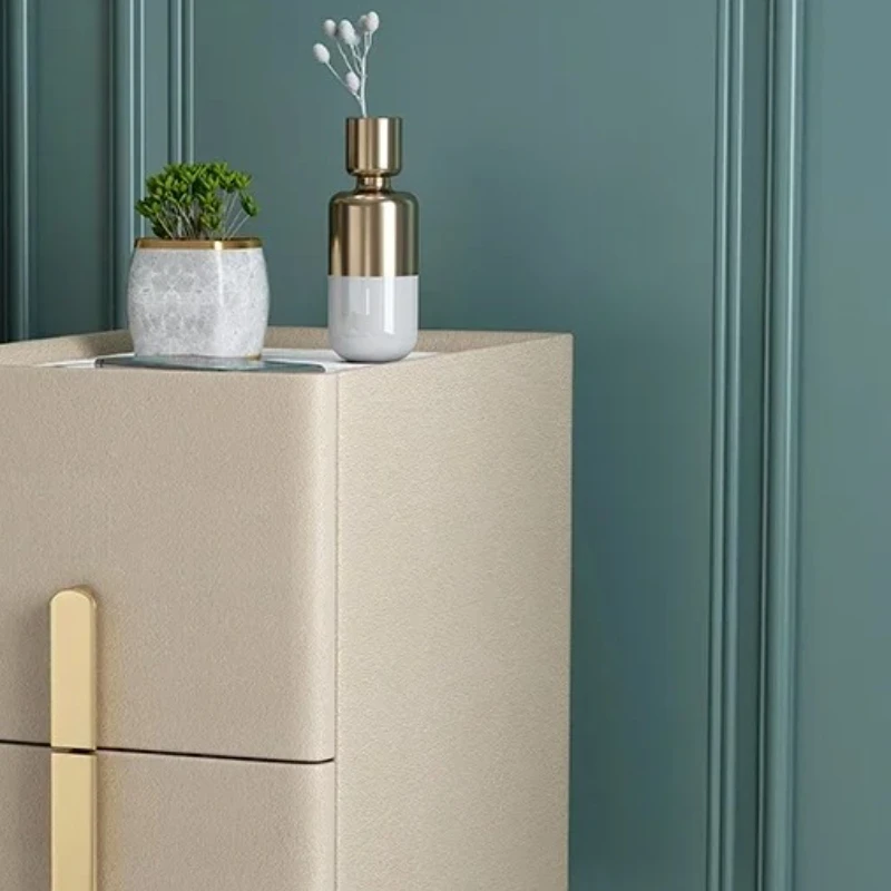 

Bedside Tables Nightstands Economy Luxury Smooth Elegance Table Side Bed Bedroom Closets Night Storage Cabinet Sofa Living Room