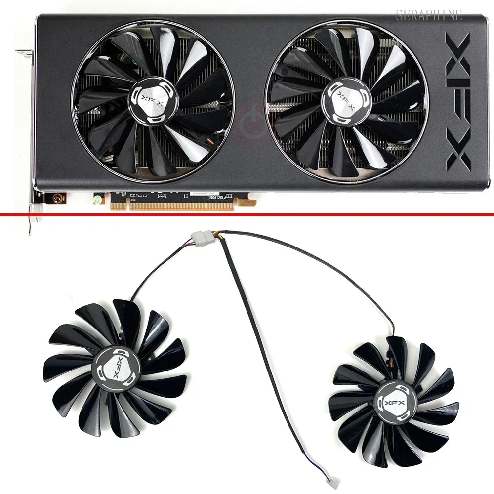 Cooling 95MM 4PIN CF1010U12S DC12V RX5700XT GPU FAN for elsa XFX RX 5700 Dissipation Double Ultra RX-57XL8LBD6 Video Card Fan
