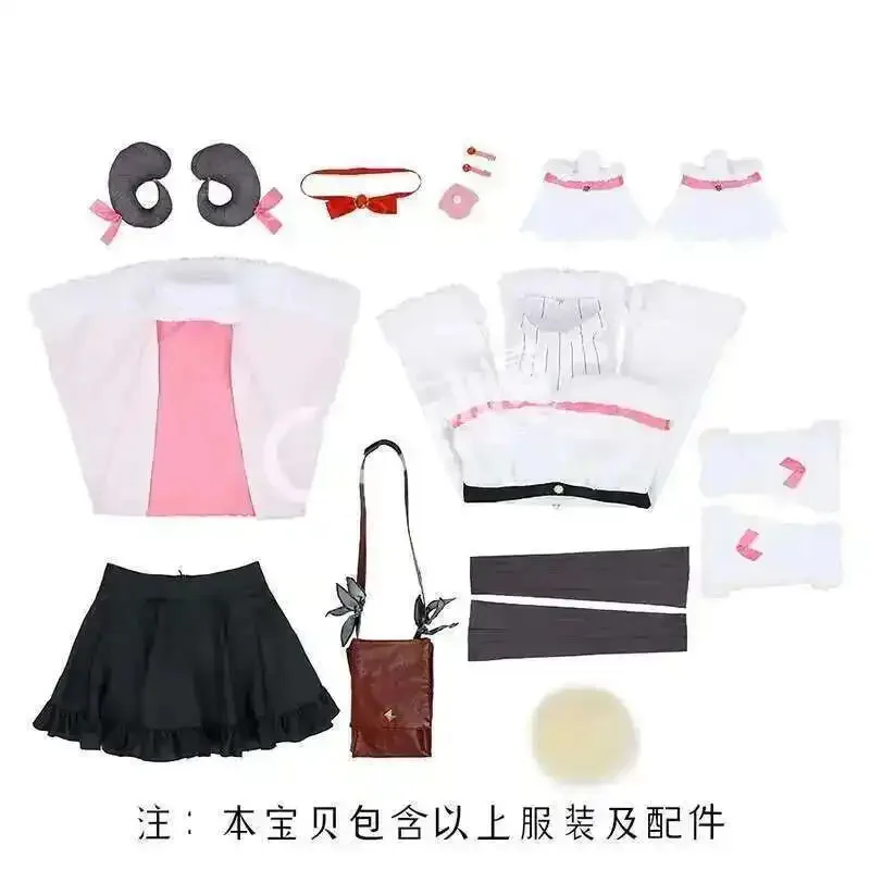 25COSHololive VTuber YouTuber Tsunomaki Watame أزياء تنكرية للنساء فستان لطيف مع عباءة أزياء كرنفال الهالوين مخصص م #1