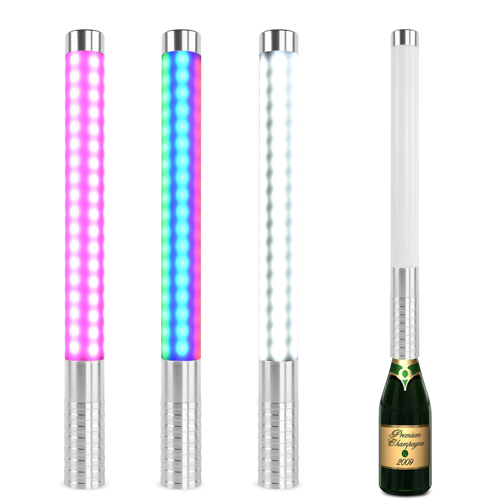 

LED Strobe Baton Champagne Bottle Handheld Light Service Sparklers for Nightclubs Weddings Party KTV Bar Club Atmosphere Decor