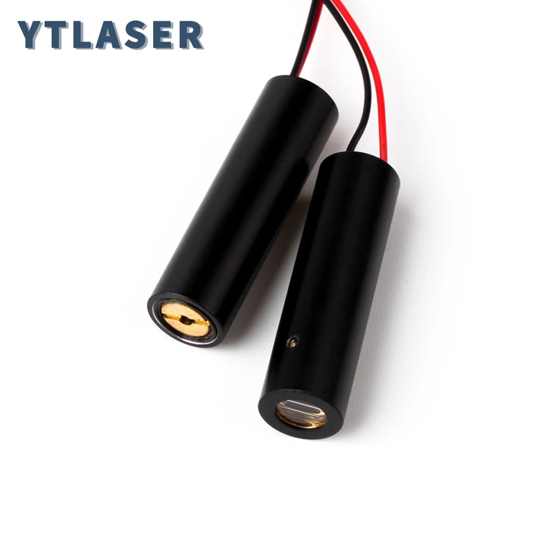 Glass Lens D10x35mm 520nm Green Line/Cross Line Laser Diode Module 5mW-80mW Industrial Grade APC Driver for Wood Positioning