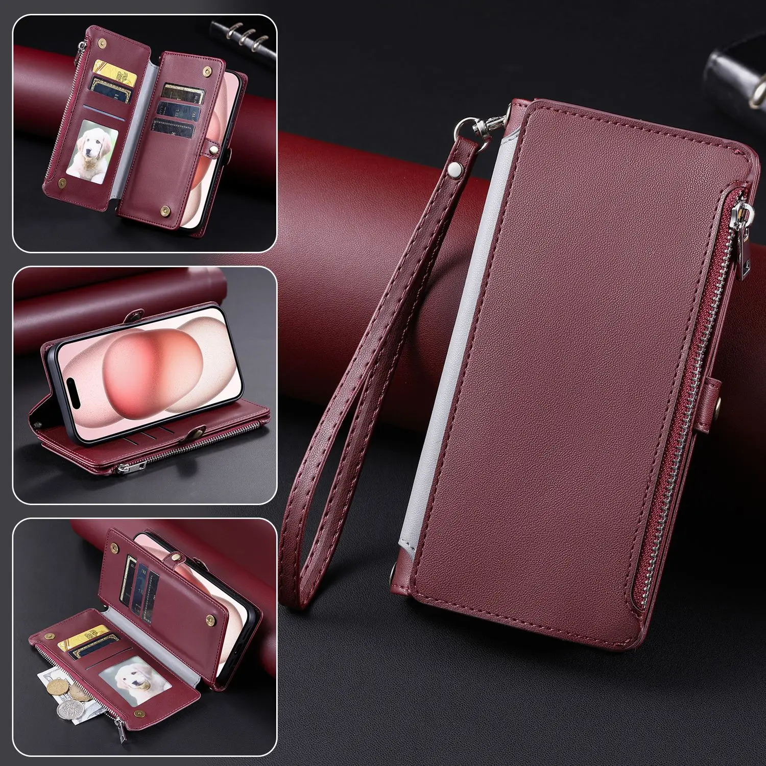 Cases for SONY Xperia 10 5 1 III IV V VI Case Cover coque Flip Wallet Phone Covers for SONY Xperia 10 VI Case