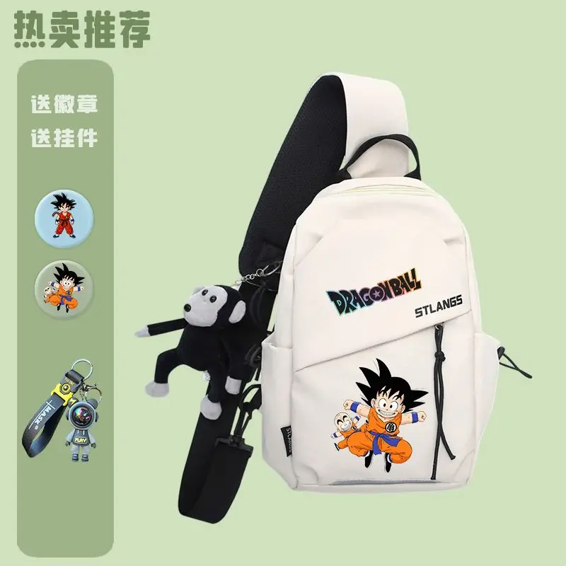 Dragon Ball Son Goku Herrentasche, Rucksack, Brusttasche, Geldbörse, Handytasche, Sporttasche, Umhängetasche, Freizeittasche, Anime-Geschenk
