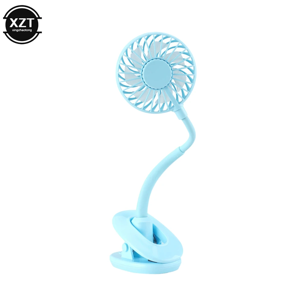 ใหม่น้ำมันหอมระเหย Kipas Angin Listrik Kecil USB ชาร์จแขนยืดหยุ่นปรับคลิปท่องเที่ยวกลางแจ้ง