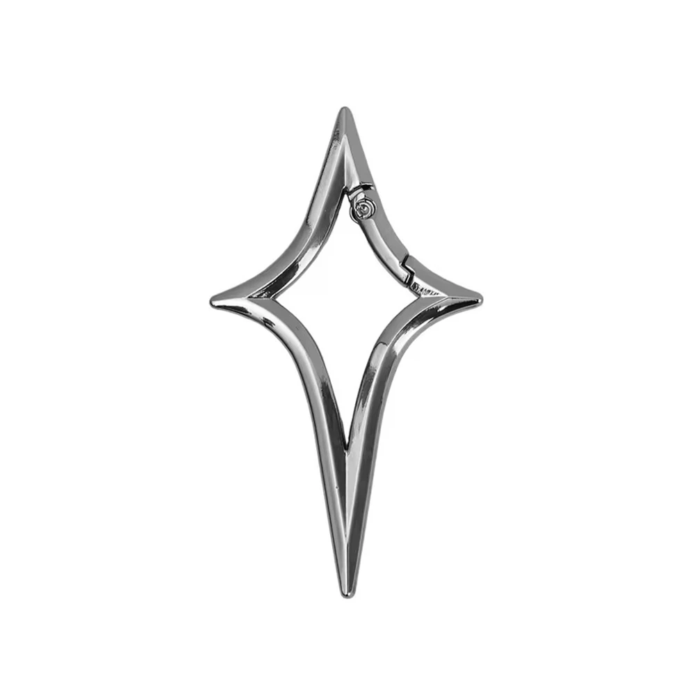 Cross Shaped Star Hook Buckle Keychain