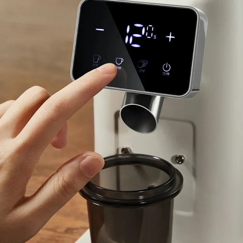 220V Electric Grinder Household Automatic Pulverizer Small Mini Italian Hand Coffee Bean Grinder Grinder Machine Spice Itop