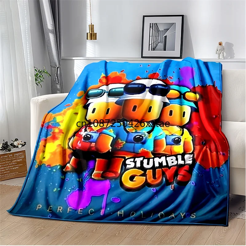 SS-Stumble G-Guys Children Blanket,Soft Warm Sports Yoga Sofa Bed Blankets,boys and Girls Brithday Gift,tapestry