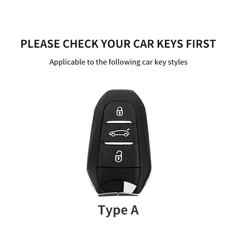 Original Cars Color Leather Key Case Cover For Citroen C3 C4 C7 CACTUS C5 DS4 DS5 Car Key Case Anti-Scratch Protecter Accessorie