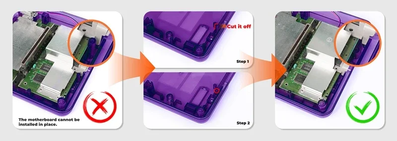 Ersatz-Konsolengehäuse für Super Famicom SNES, transparente Abdeckung mit Schrauben und Aufkleber – Detail 6