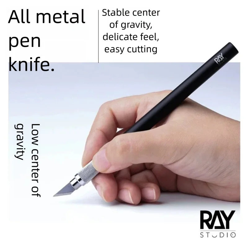 RAY  Modeling Cutting Knife Scraper for Model Making Curved Step Scraper Kits Hobby DIY Tool