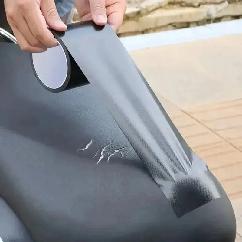 

D5 Waterproof Leather Repair Tape High Viscosity Multi Purpose Motorcycle Electric Seat Cushion Sofa Chair Black Home Gadgets