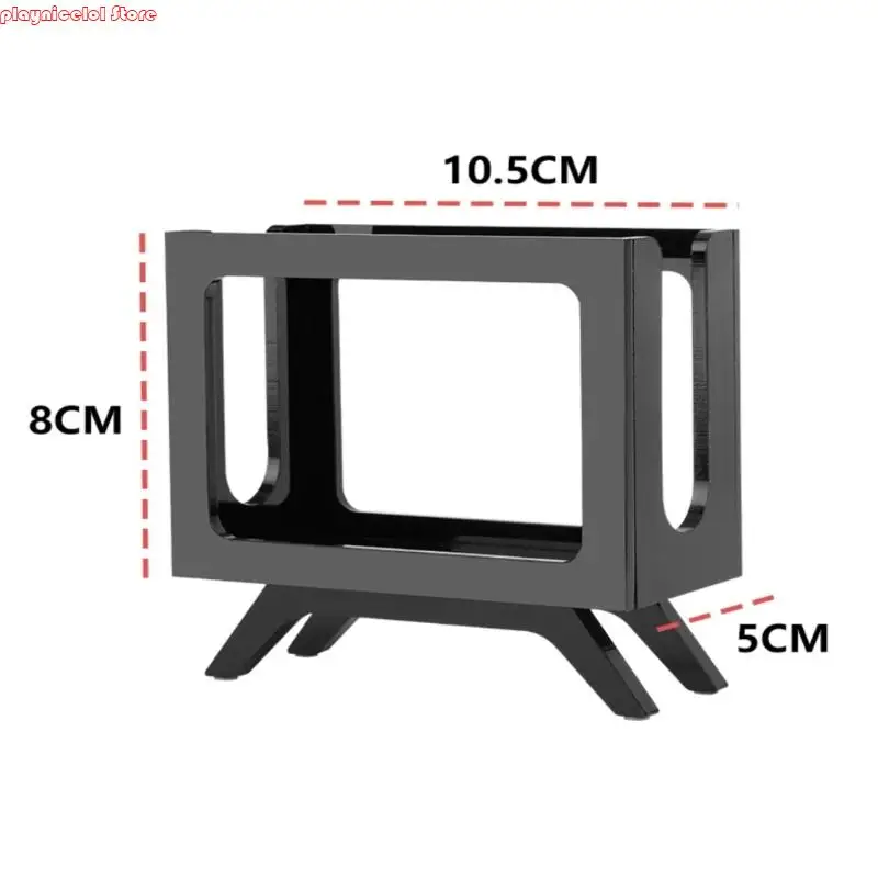 e8baデスクトップスタンドスピーカーホルダーGo 4/go 3スピーカーアクリル卓上スタンドスピーカーマウントアンチスリップベースディスプレイシェルフ