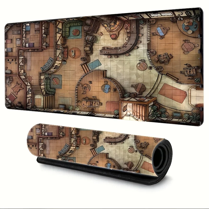 

Game XXL Gaming Mouse Pad Anti-Slip Rubber Base HD Printed 900X400 Large Desk Mat Office Laptop Keyboard Office Accessories 1PC