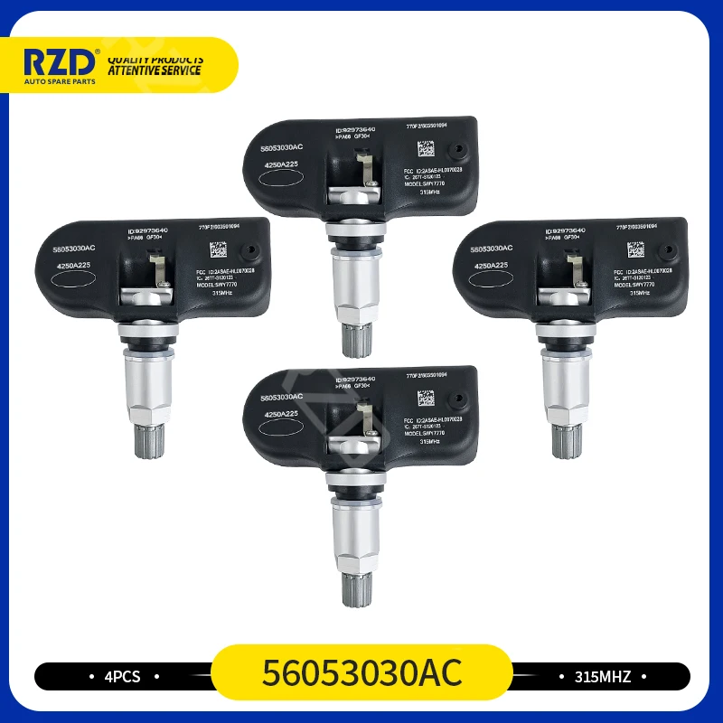 

56053030AC 56053030AB Tire Pressure Sensor For 2007-2011 Chrysler Aspen Crossfire Pacifica Sebring CHRYSLER 200 300 Black TPMS