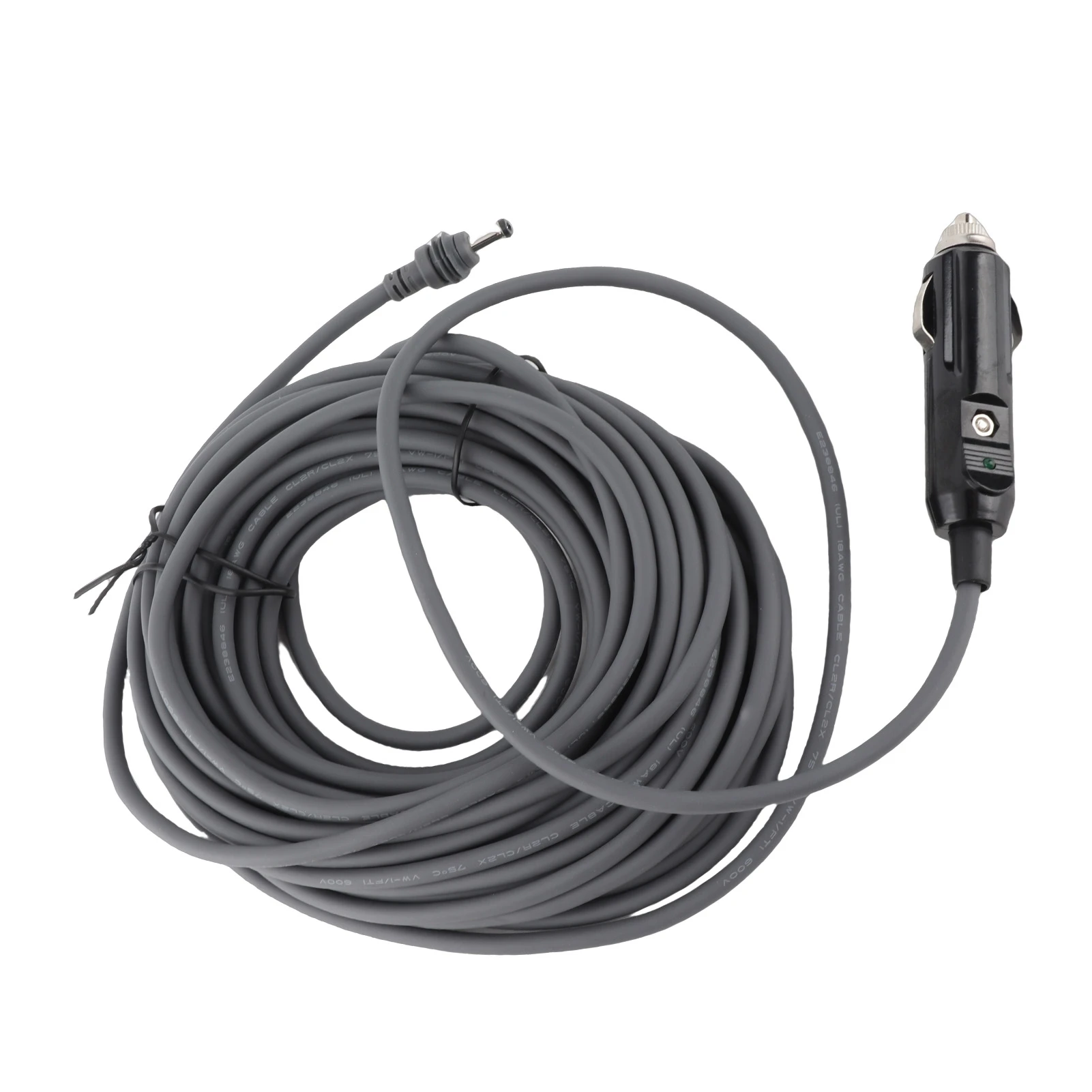DC Car Power Cable for Satellite 18AWG IP68 Water Resistant Plug and Play DC Car Charger Power Supply Cable for Trucks Buses Lor