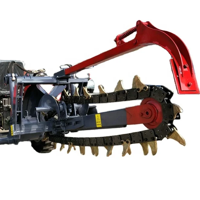 Wire and cable chain trencher ditcher  attachment /disc  tractor mounted