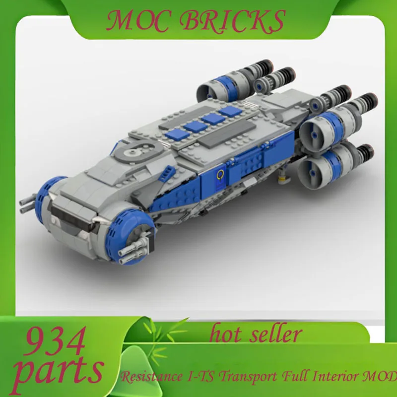 

Настроить 934 шт. MOC сопротивление I-TS транспорт полный интерьер MOD модель корабля DIY творческие идеи детские игрушки сборка головоломки подарки