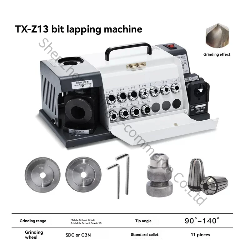 High Precision Drill Grinder Sharpener Twist Drill Grinding Belt Grinding Wheel Repair Tool Sharpener