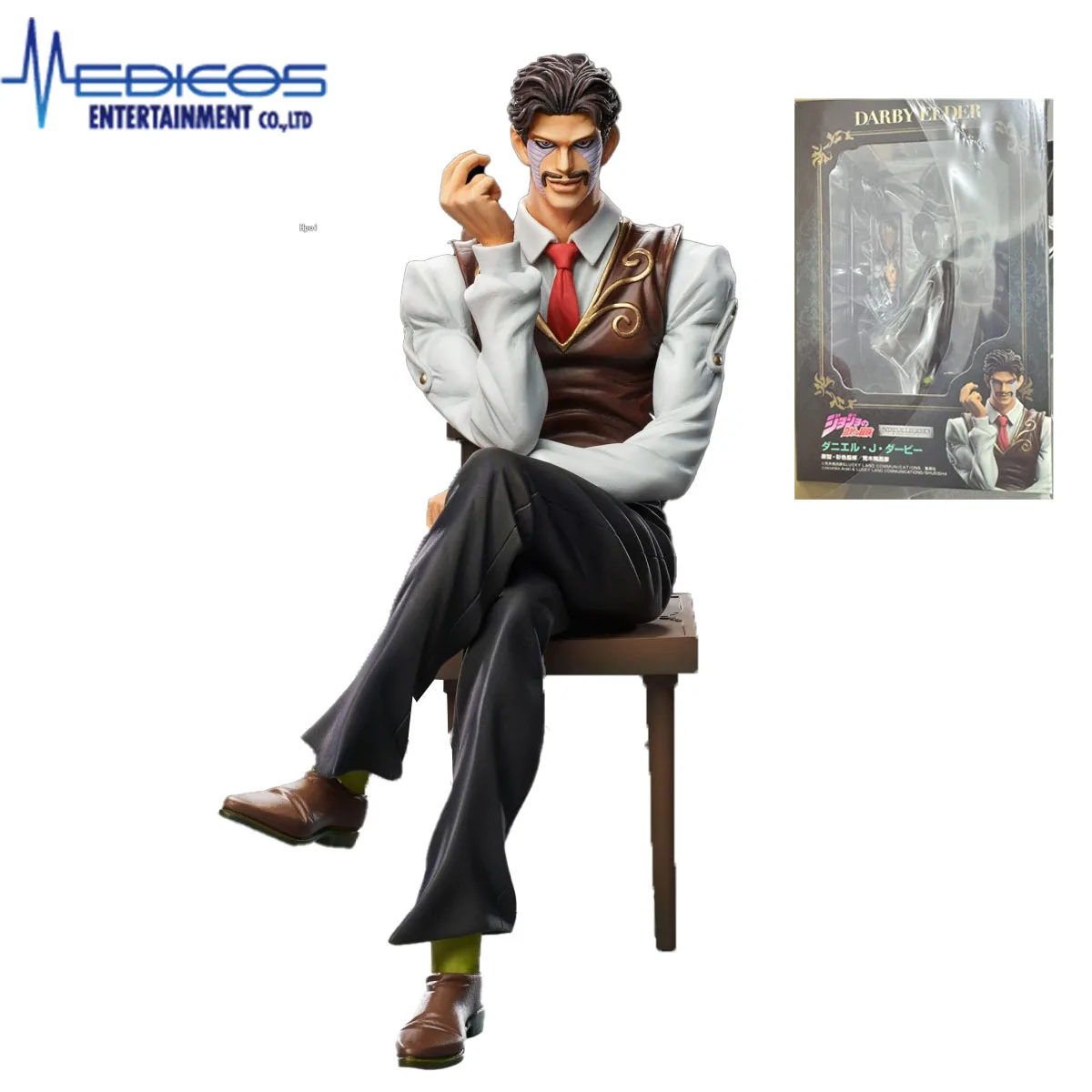 

100% Original in Stock Medicos Entertainment Statue Legend (#53) Jojo No Kimyou Na Bouken Daniel J. D'Arby Collection Series