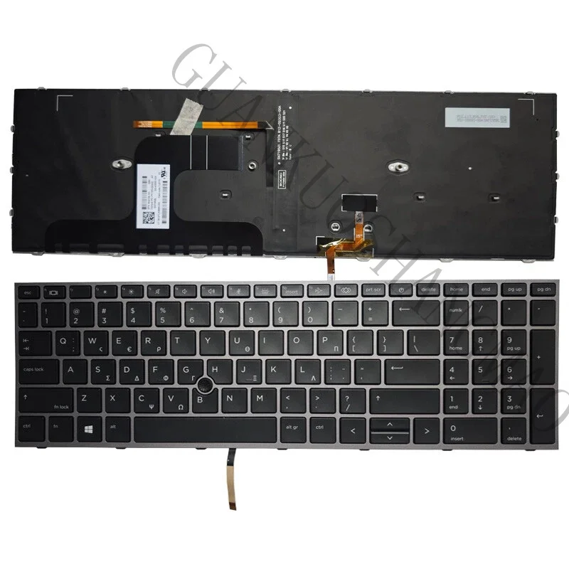 HSX..M04679-001  For HP ZBook Fury 17 G7 G8 - US Backlit Keyboard with Pointer