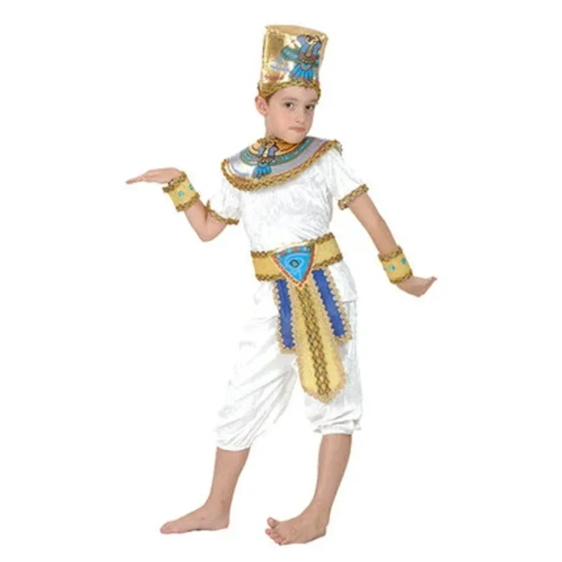 Volwassen Kinderen Egypte Nijl Farao Cleopatra Kostuum Voor Vrouwen Mannen Jongens Meisjes Familie Halloween Nieuwjaar Party Fancy Dress MN1