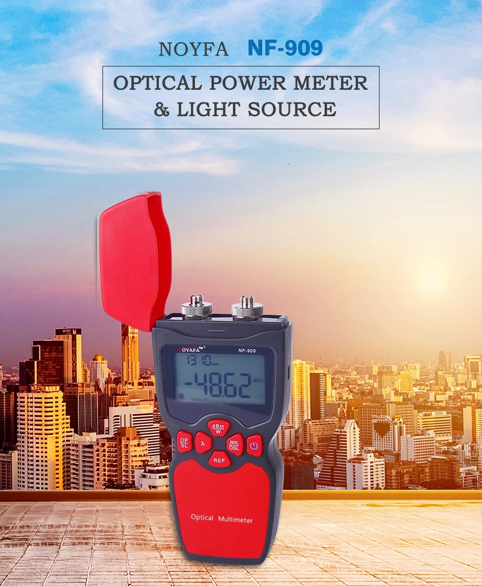 

NOYAFA NF-909 NF-911 Red Light Pen All-in-one Three-in-one Stable Light Source for Optical Attenuation Measurement