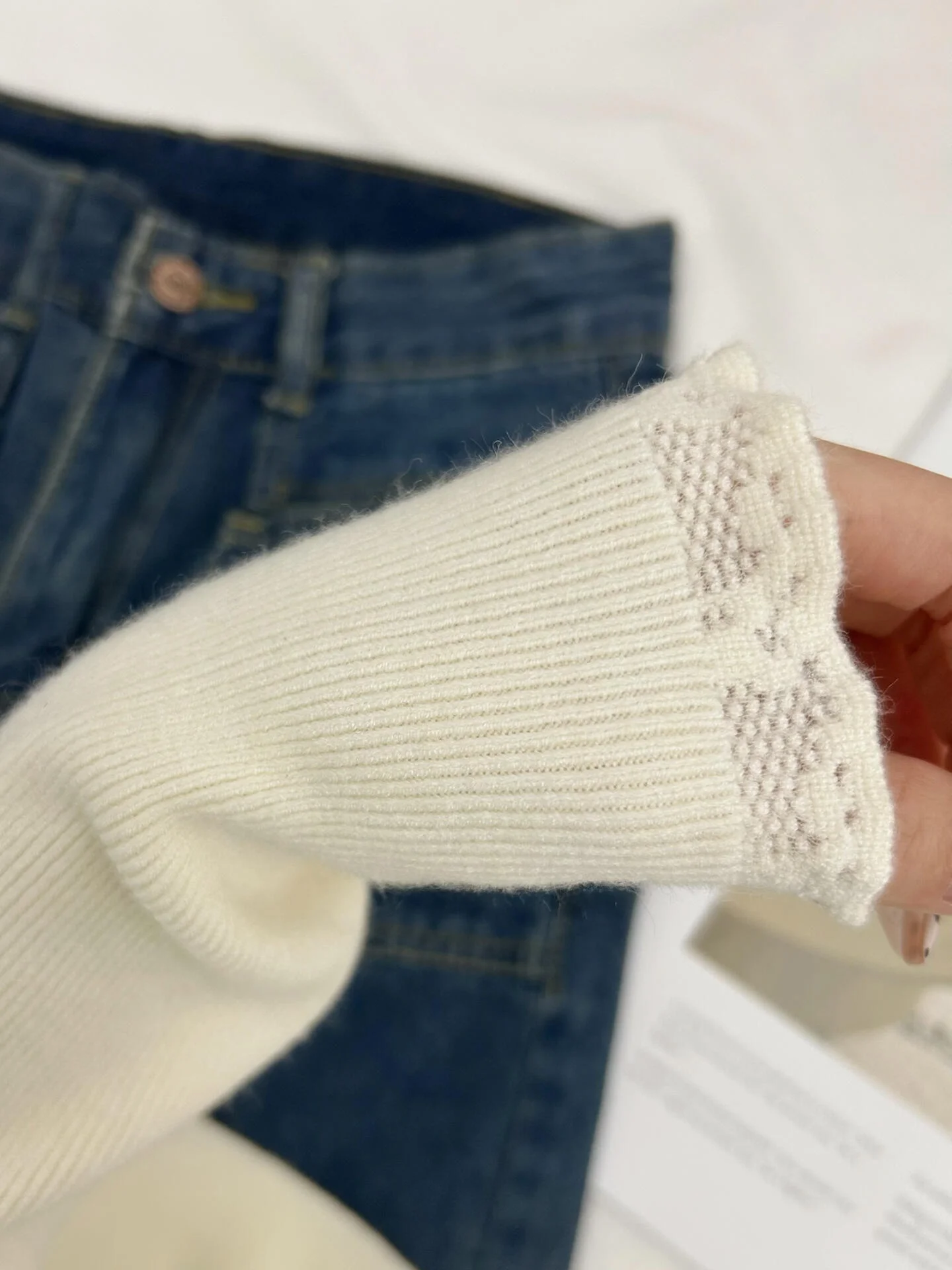 

Stylish Women's Lace Knitwear Half High Collar Inner Wear Base Shirt Soft Warm Sweater Trendy Autumn Winter Color