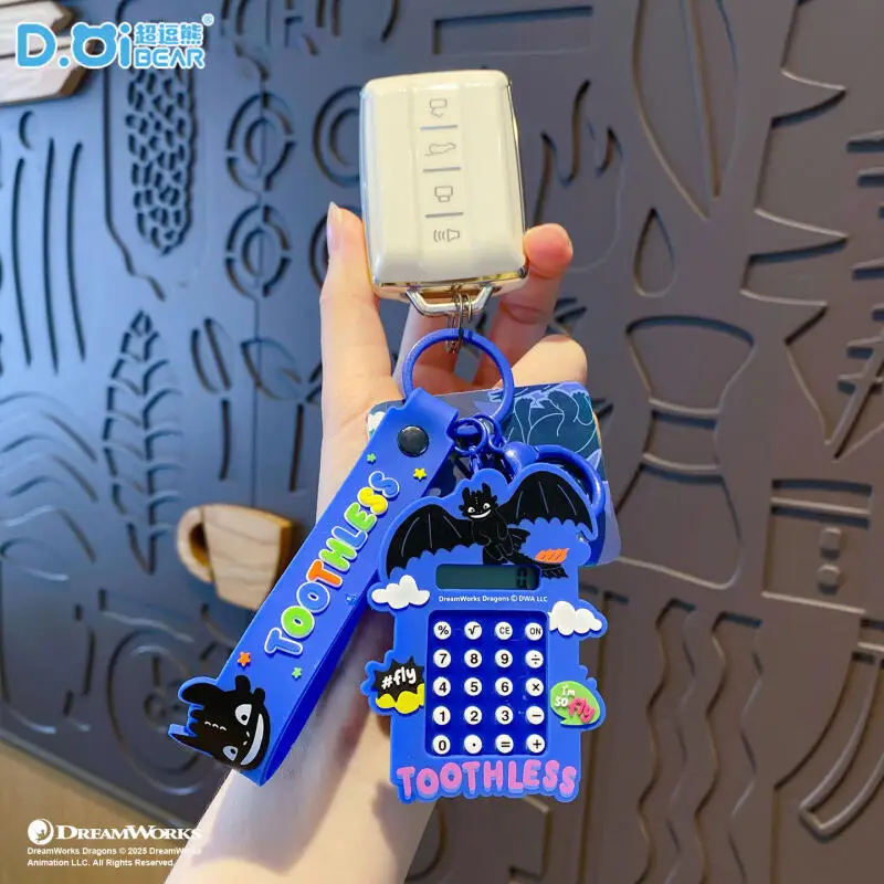 التنين ترويض خبير الكمبيوتر قلادة الكرتون Kawaii اليد مكرنك صفحة آلة التقليب سلسلة قلادة حقيبة ظهر الطالب قلادة