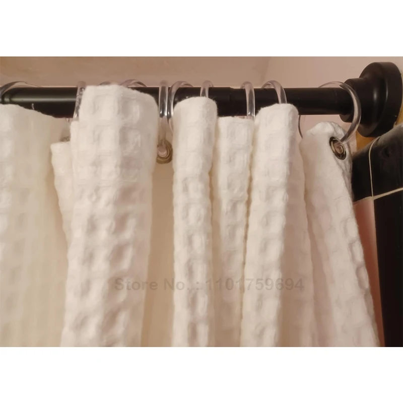 Shower Curtain Rod 42 to 73 Inches, Tension Shower Rods No Drilling, Non Slip, Adjustable Curtain Rod Tension Shower Curtain Rod