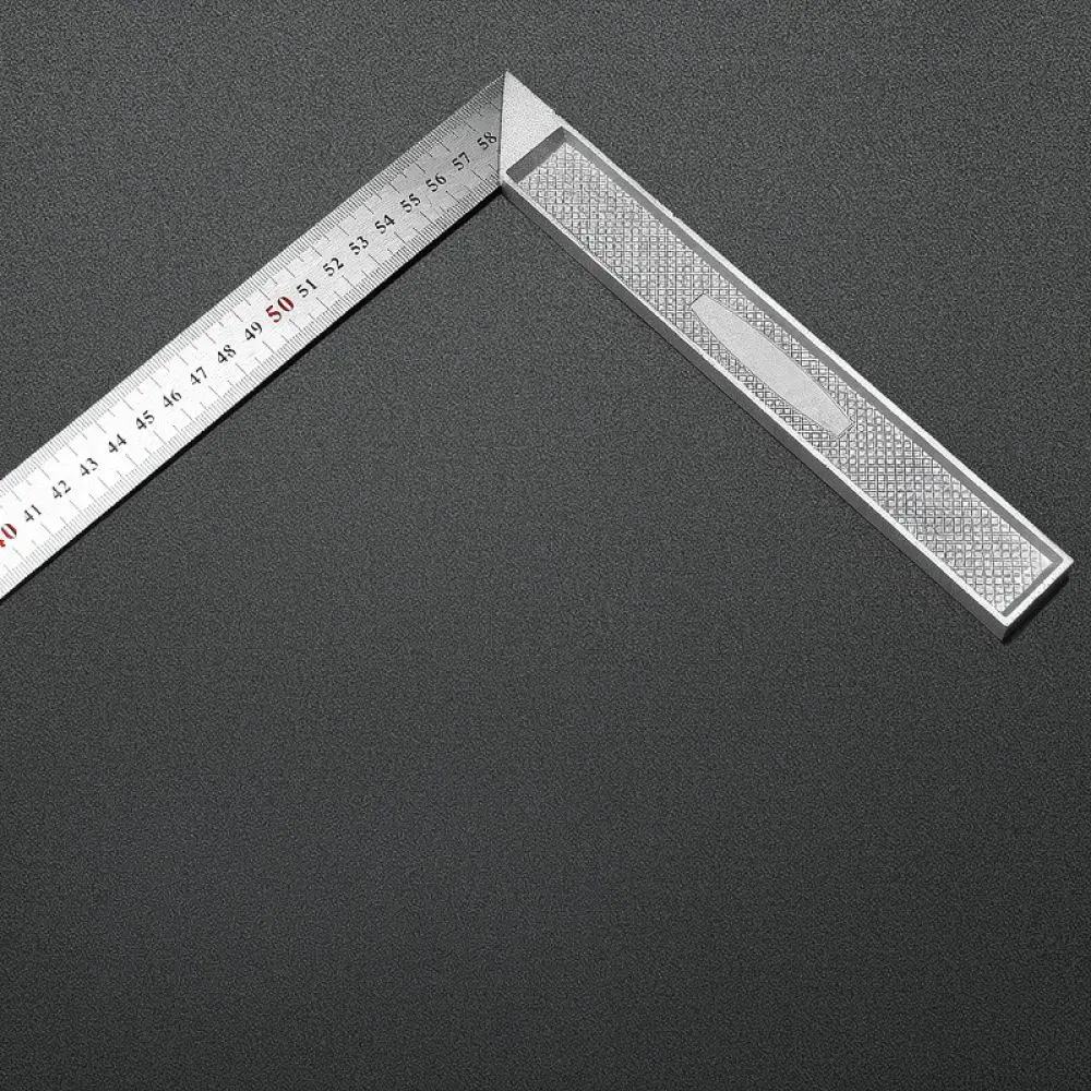 Stainless Steel L Type Right Angle Ruler Accurate Woodworking Measuring Gauge Precision Layout Tool For Carpentry Works