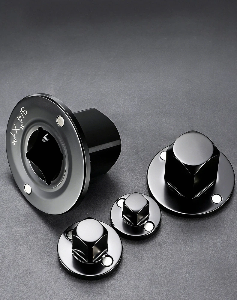 Flacher Schlagschrauber-Adapter-Satz 3/8-1/2, 1/4-3/8, 3/4-1, 1/2-3/4 Magnetischer Ratschenadapter 4-teiliger Steckschlüssel-Adapter-Satz – Detail 2