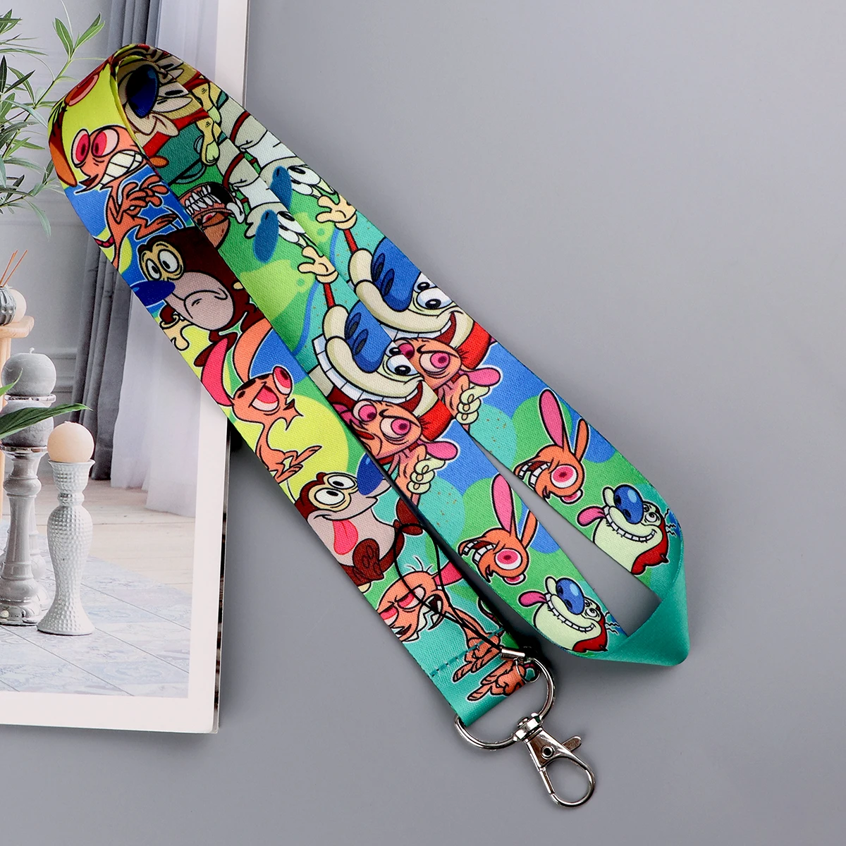 Funny Cartoon Neck Strap Anime Figures Lanyard Credit Card Holders Keycord DIY Hanging Rope Pendant Keychain Phone Accessories