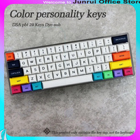 Wuming Eslite Dsa Sublimation Personalized Keycap Pbt 29-Key Color Custom Key Supplement Set Mechanical Gaming Keyboard Keycap