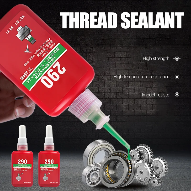 50ml Thread Locking Glue Anaerobic Glue 222 242 243 263 271 272 290 Quickly Cured Anti-slip Caulk Sealers Thread Locking Agent