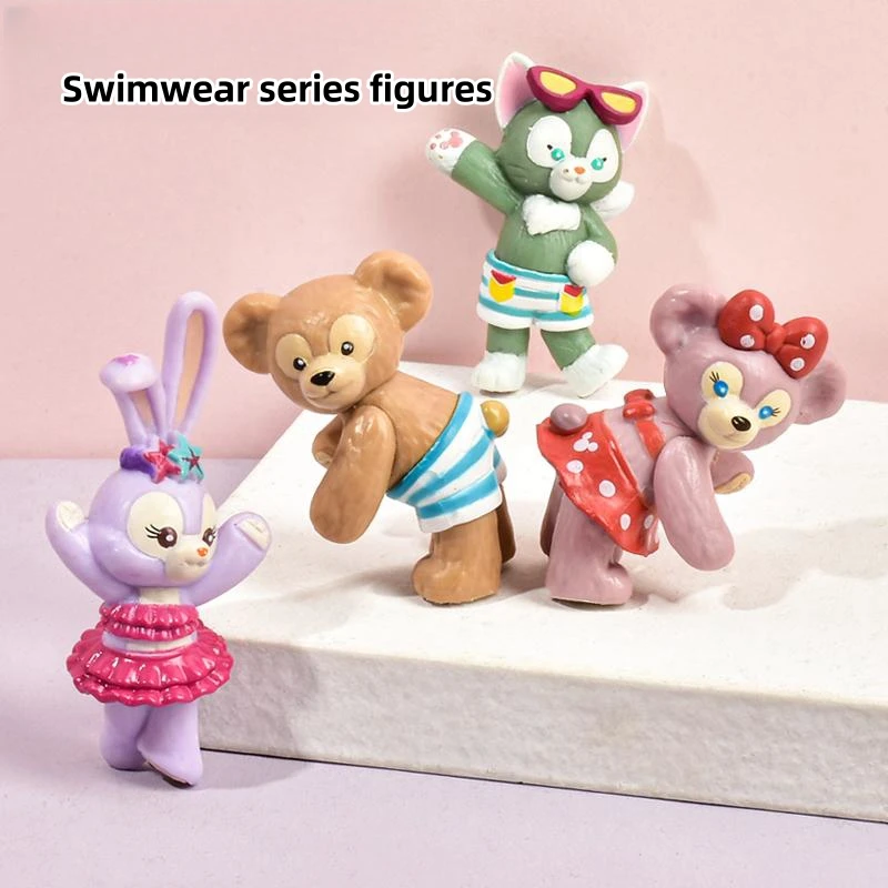 Swimwear Series StellaLou/Duffy Doll Ornaments Desktop Decorations Resin Gadgets Car Dolls Holiday Gifts for Friends and Besties