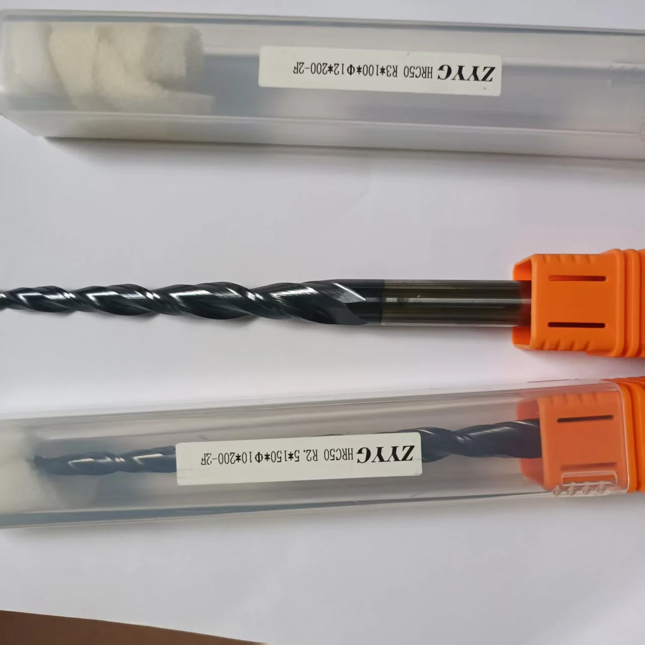 1PCSR1 R1.5R2*150*D10 *200L*HRC50 Tungsten Solid Carbide EndBall Nose Tapered End Mills Router Bits CNC Taper Wood Metal Milling.