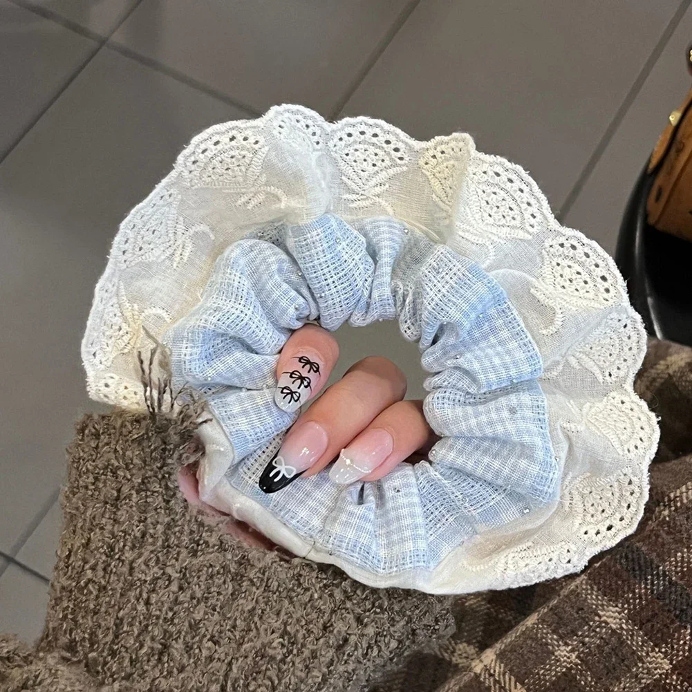 Rosa süßes Haarseil, Dickdarm-Haarband, kompaktes Haar-Accessoire, tägliches Tragen, Haar-Accessoire, zartes Design, Haarseil