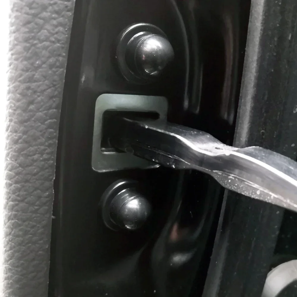 Car Door Screw Nuts Cap Universal 12Pcs Door Screw Protection Cap Cover Bolt Doors Lock Screws Nuts Protector Accessories